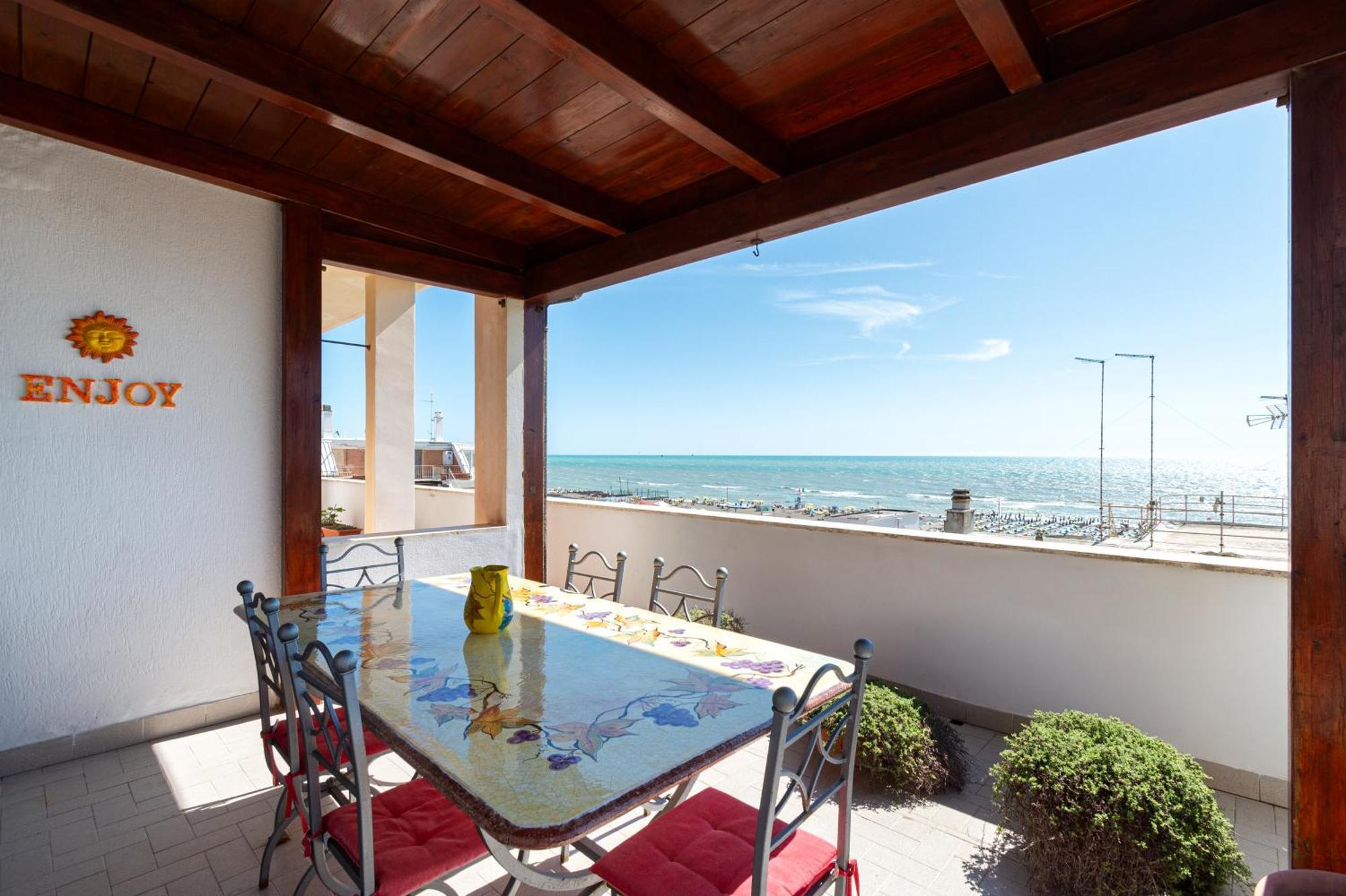 Апартаменты Ostia Attico Fronte Mare Экстерьер фото