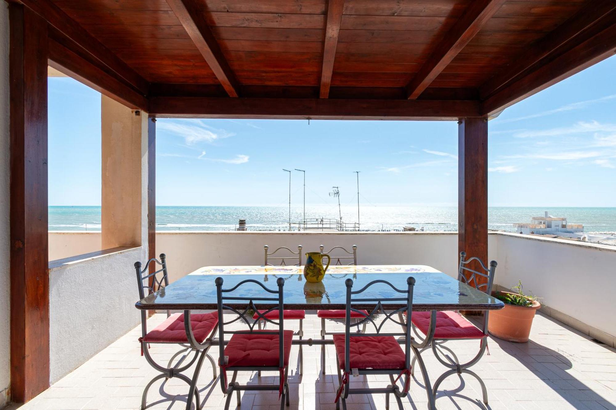 Апартаменты Ostia Attico Fronte Mare Экстерьер фото